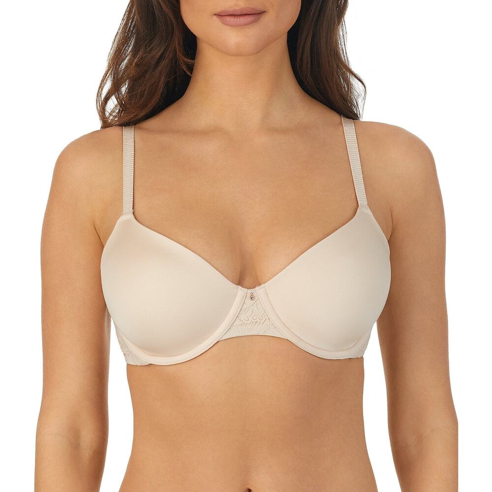 Le Mystere Smooth Shape Unlined Underwire Bra Adjustable Beige Size 32DD NWT